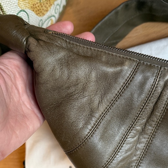 Lemaire Olive Brown Leather Small Croissant Bag - Picture 4 of 10